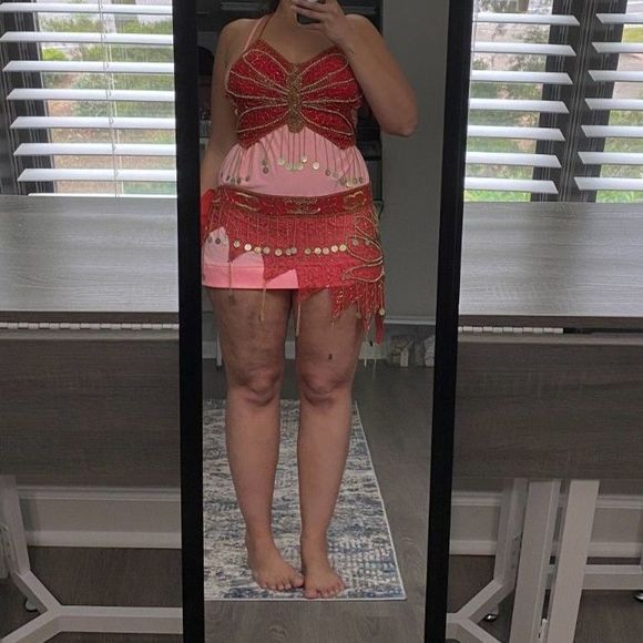 Handmade Belly Dancing outfit From Dubai - Picture 10 of 10